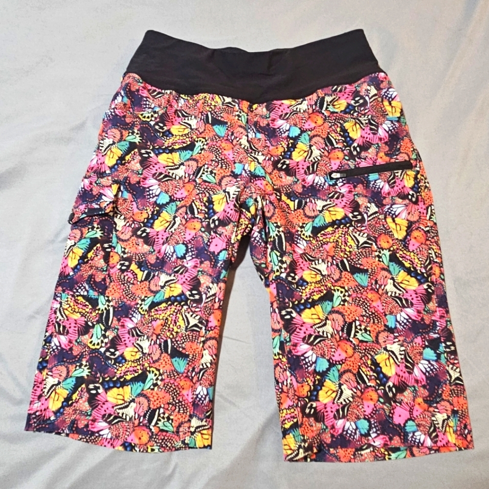 Shredly Limitless 14" - Stretch Waistband High-Rise Short : Flutter, size 10